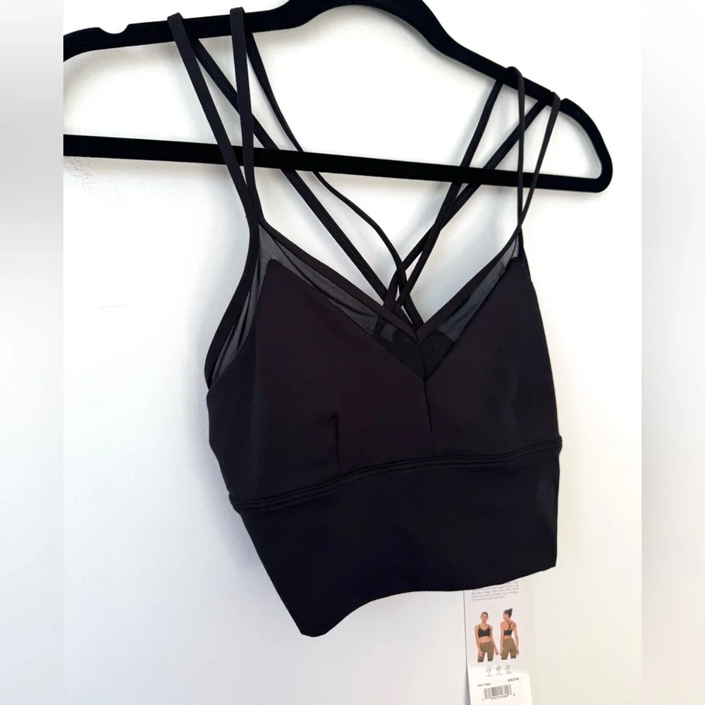 Alo Yoga Sneak Long Bra in Black - Size S - Picture 9 of 14